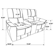 Greenfield 2-piece Power Reclining Sofa Set Dove Grey - 610261P-S2