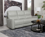 Greenfield Upholstered Power Reclining Sofa Dove Grey - 610261P