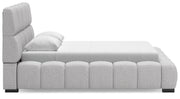 Grendusk Light Gray Queen Upholstered Bed - PCB584B1