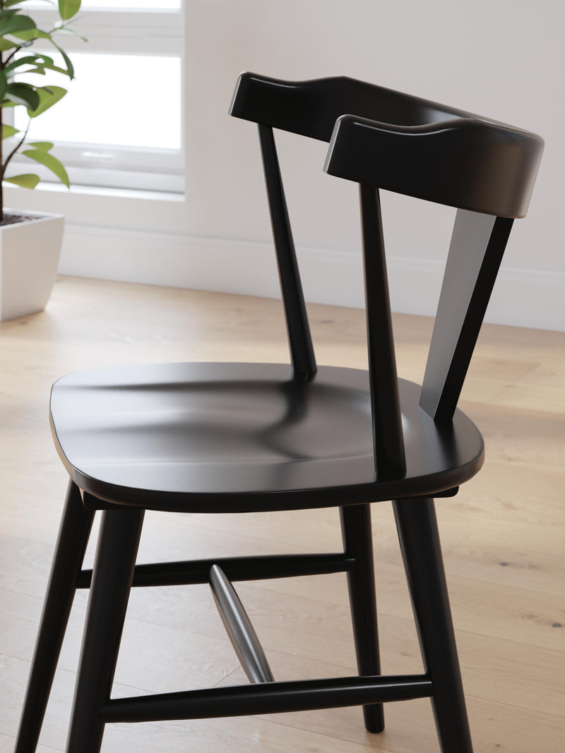 Gretlynn Black Dining Chair, Set of 2 - D501-02