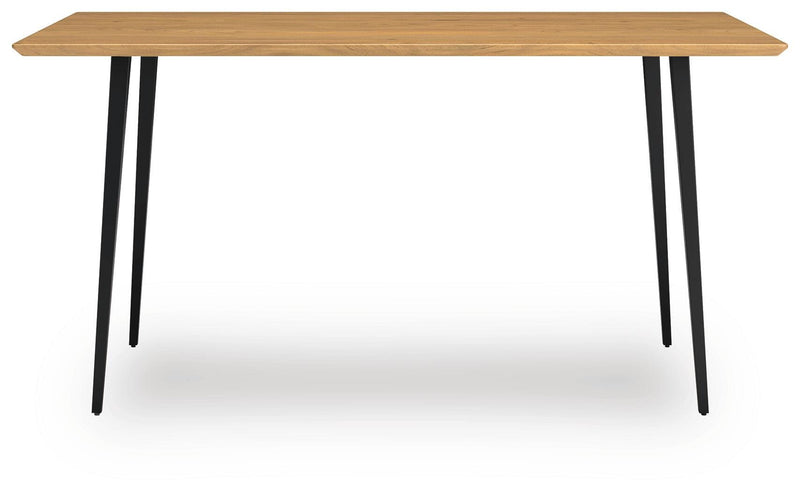 Gretlynn Black/Natural Dining Table - D501-25