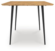 Gretlynn Black/Natural Dining Table - D501-25