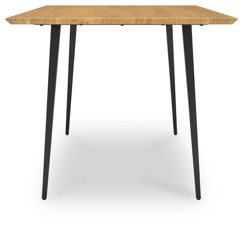 Gretlynn Black/Natural Dining Table - D501-25