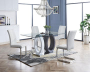 Gretna White Dining Room Set - Gate FurnitureDining Room Set