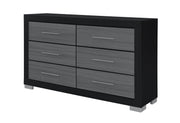 Emma Black/Grey Dresser - EMMA-BLACK/GREY-DR