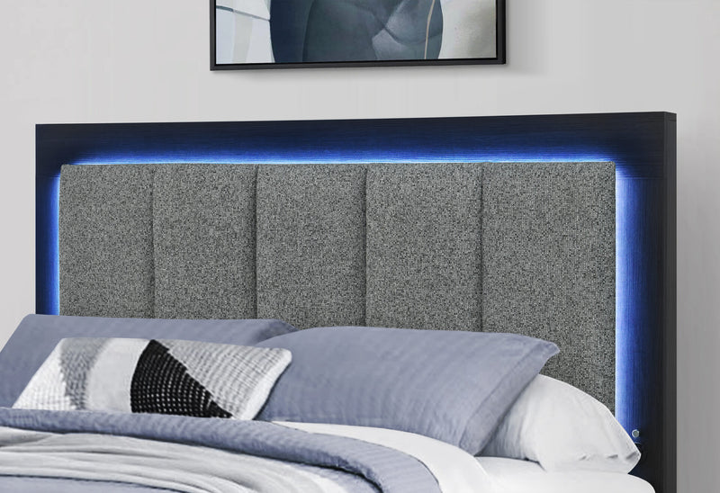 Emma Black/Grey King Bed Group - EMMA-BLACK/GREY-KBG