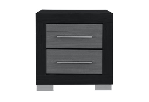 Emma Black/Grey Nightstand - EMMA-BLACK/GREY-NS