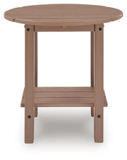 Grover Beach 2 Outdoor Lounge Chairs with End Table in Driftwood - PKG024039