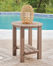 Grover Beach 2 Outdoor Lounge Chairs with End Table in Driftwood - PKG024039