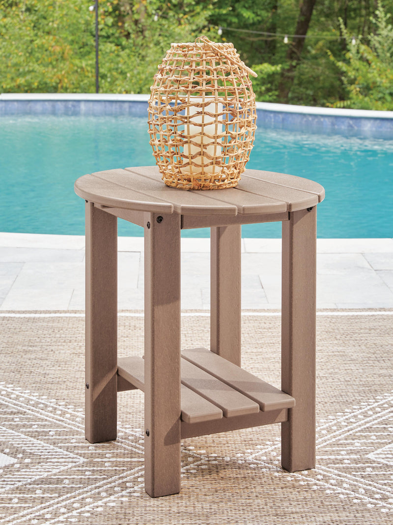 Grover Beach Driftwood Outdoor End Table - PCP422-706