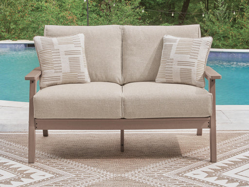 Grover Beach Driftwood Outdoor Loveseat with Cushion - PCP422-835