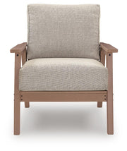 Grover Beach Outdoor Sofa with 2 Lounge Chairs in Driftwood - PKG024041