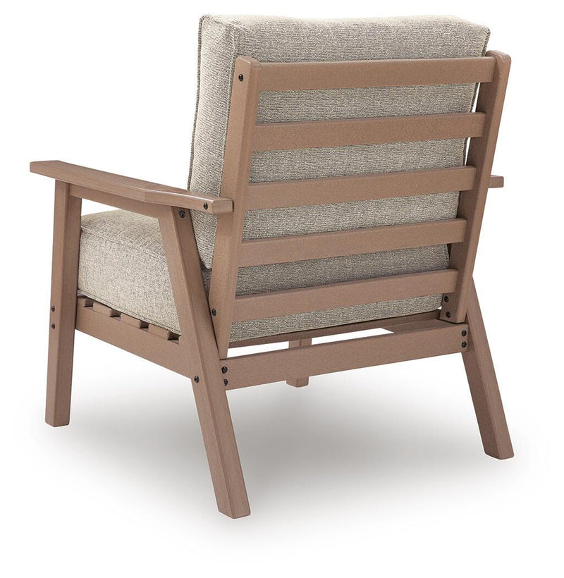 Grover Beach Outdoor Sofa with 2 Lounge Chairs in Driftwood - PKG024041