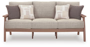 Grover Beach Outdoor Sofa with 2 Lounge Chairs in Driftwood - PKG024041