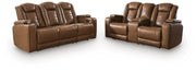 Gruaro Sofa and Loveseat in Amber - PKG026542