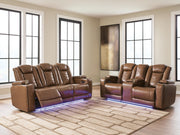 Gruaro Sofa and Loveseat in Amber - PKG026542