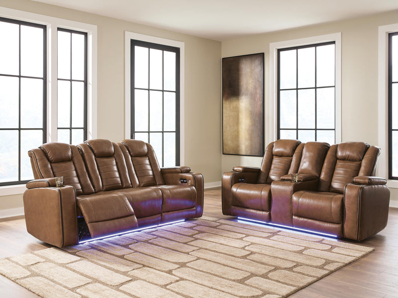 Gruaro Sofa and Loveseat in Amber - PKG026542