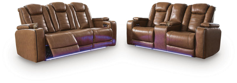 Gruaro Sofa and Loveseat in Amber - PKG026542