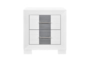 Optimus White/Grey Nightstand - OPTIMUS-WHT/GRY-NS