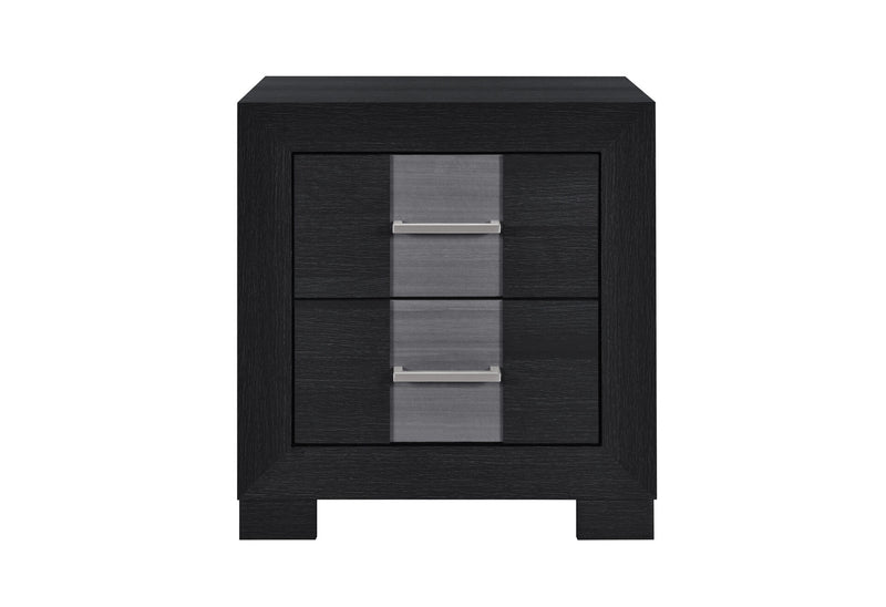 Optimus Black/Grey Nightstand - OPTIMUS-BLK/GRY-NS