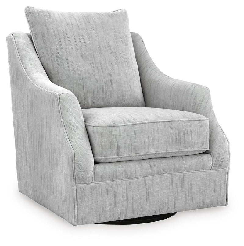 Gubbins Gray Swivel Accent Chair - A3000818