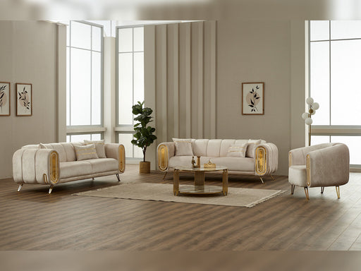 Gucci Stationary Loveseat in Cream - 200-SIM-GUC-STAR554-2