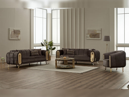 Gucci Stationary Loveseat in Grey - 200-SIM-GUC-STAR245-2