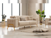 Guido  3-pieces (Sofa & Loveseat & Chair) Livingroom in Beige - 200-SIM-GUI-GIRNE03-321