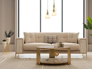 Guido  3-pieces (Sofa & Loveseat & Chair) Livingroom in Beige - 200-SIM-GUI-GIRNE03-321