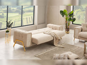 Guido  3-pieces (Sofa & Loveseat & Chair) Livingroom in White - 200-SIM-GUI-GIRNE01-321