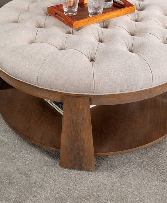 Guis Natural Tone/Beige Ottoman - CM4411BG-C