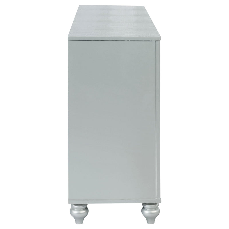 Gunnison 6-drawer Dresser Silver Metallic - 223213