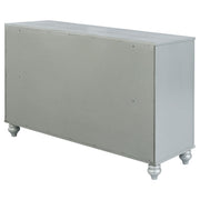 Gunnison 6-drawer Dresser Silver Metallic - 223213
