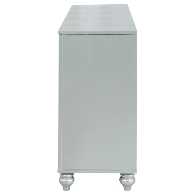 Gunnison 6-drawer Dresser Silver Metallic - 223213