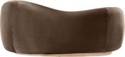 Gustavo 72.5" Velvet Upholstered Upholstered Loveseat in Brown - 44081Brown-L