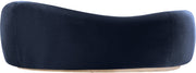 Gustavo 92.5" Velvet Upholstered Upholstered Sofa in Blue - 44081Navy-S