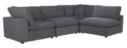 Guthrie Gray Modular 4 - Piece Modular Sectional - Gate FurnitureSectional