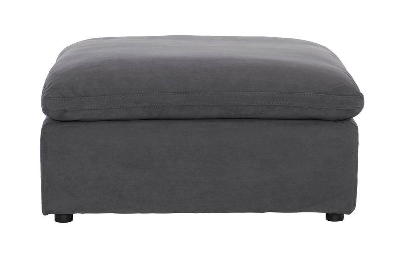 Guthrie Gray Modular 5 - Piece Modular Sectional with Ottoman - Gate FurnitureSectional