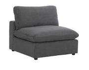 Guthrie Gray Modular 5 - Piece Modular Sectional with Ottoman - Gate FurnitureSectional