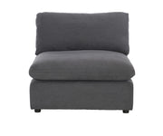 Guthrie Gray Modular 6 - Piece Modular Sectional with Ottoman - Gate FurnitureSectional