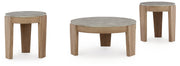 Guystone Table (Set of 3) - Gate FurnitureOccasional Table Set