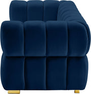 Gwen 68" Velvet Upholstered Loveseat in Blue - 670Navy-L