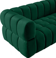 Gwen 68" Velvet Upholstered Loveseat in Green - 670Green-L