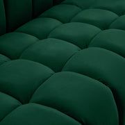 Gwen 91" Velvet Upholstered Sofa in Green - 670Green-S