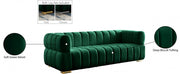 Gwen 91" Velvet Upholstered Sofa in Green - 670Green-S
