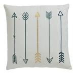Gyldan White/Teal/Gold Pillow (Set of 4) - Gate FurniturePillow
