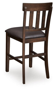 Haddigan Counter Height Dining Table and 4 Barstools - D596D9