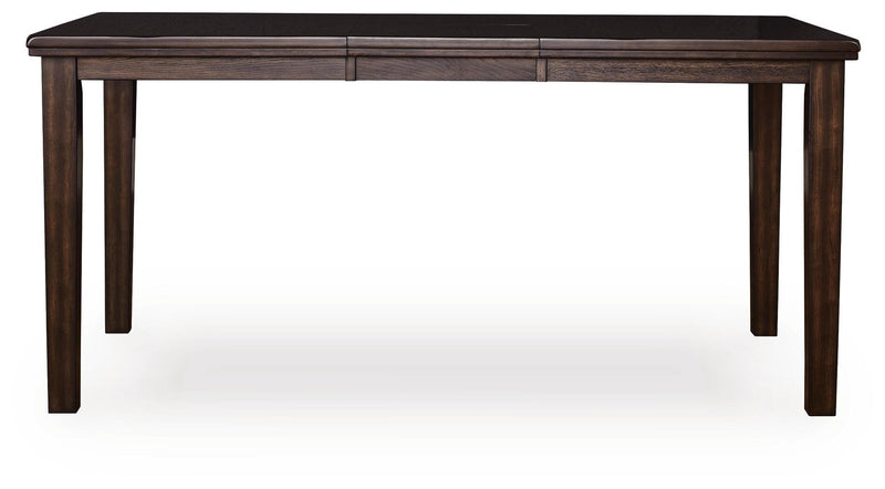 Haddigan Counter Height Dining Table and 4 Barstools - D596D9