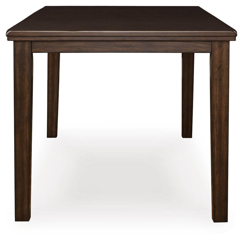 Haddigan Counter Height Dining Table and 4 Barstools - D596D9