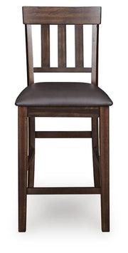 Haddigan Counter Height Dining Table and 4 Barstools - D596D9